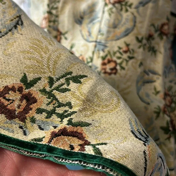 Small Y2K floral low cut satin tube dress - Picture 9 of 14